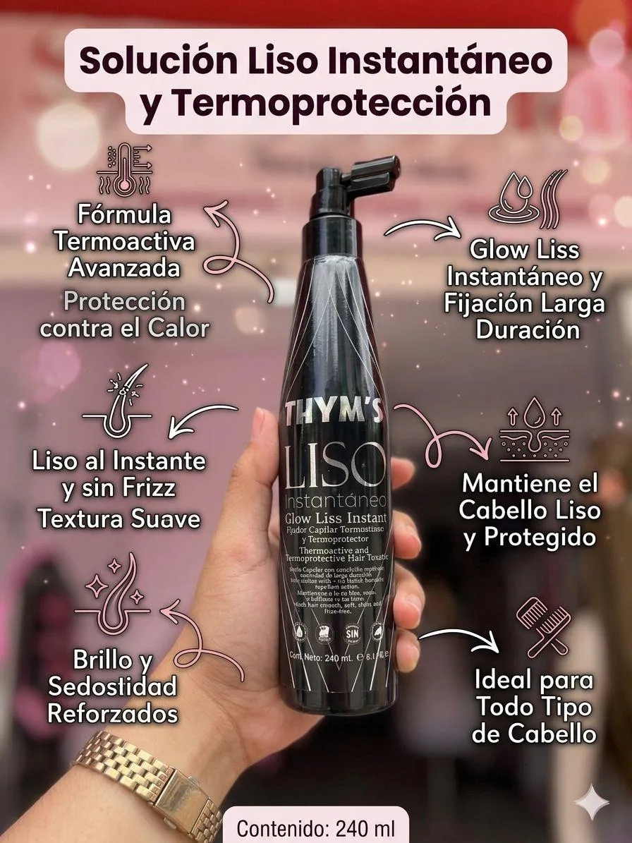 liso instantaneo y termoprotector