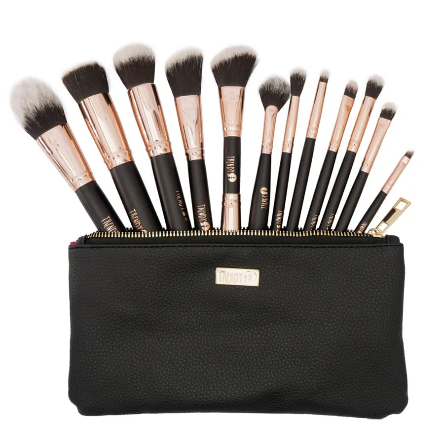 Trendy  - Kit Brochas Clásico Negro