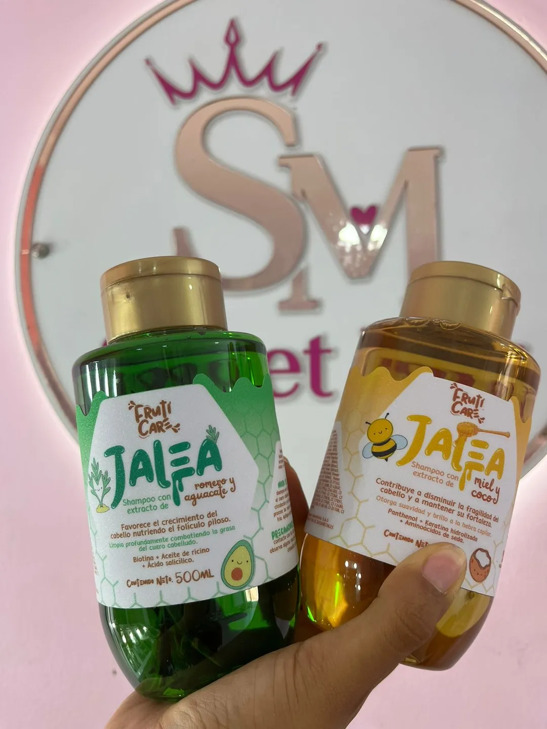 Jalea shampoo miel y aloe aguacate