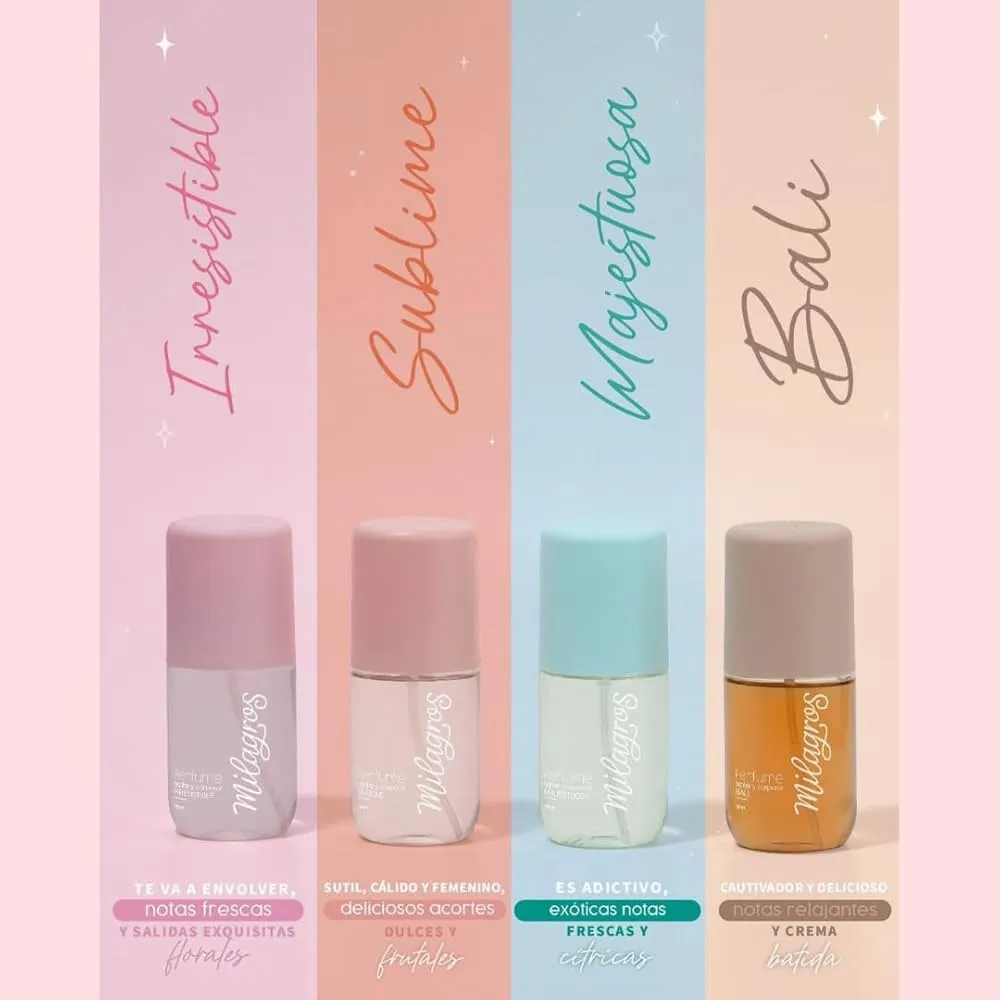 Perfumes capilares milagros