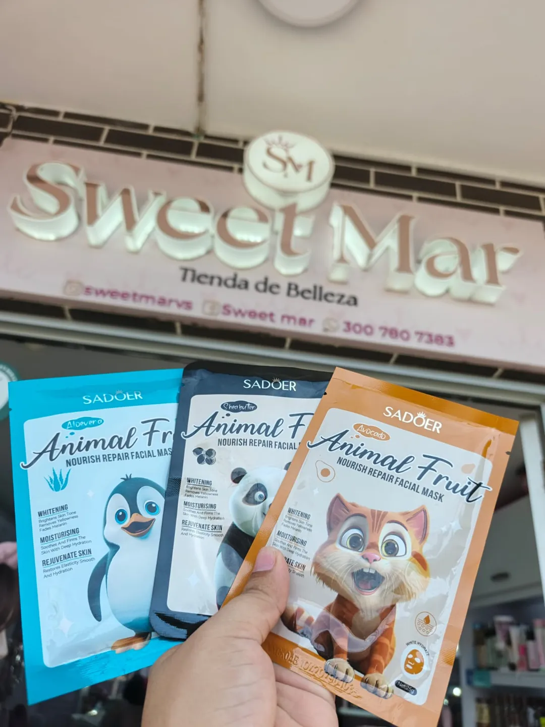 mascarillas animalitos nueva