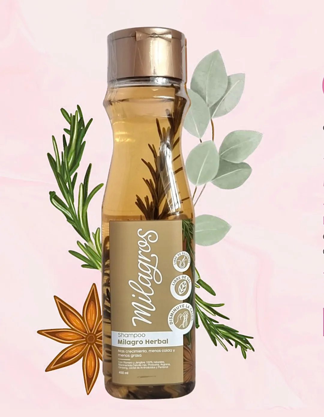 Shampoo herbal milagros