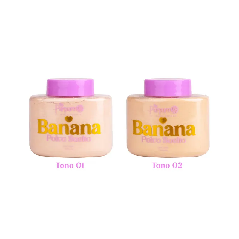 Polvo suelto banana purpure