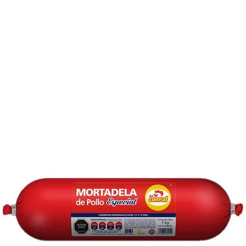 mortadela pollo corral