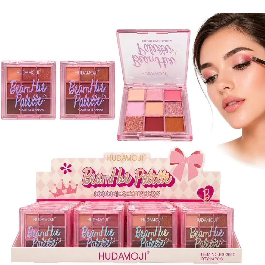 PALETA DE SOMBRAS X 9 TONOS BEAM HIE HUDAMOJI ES-266C