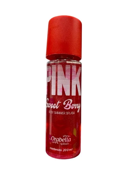 SPLASH PINK ESCARCHADOS ORABELLA X 200 ML SWEET BERRY TAPA ROJA