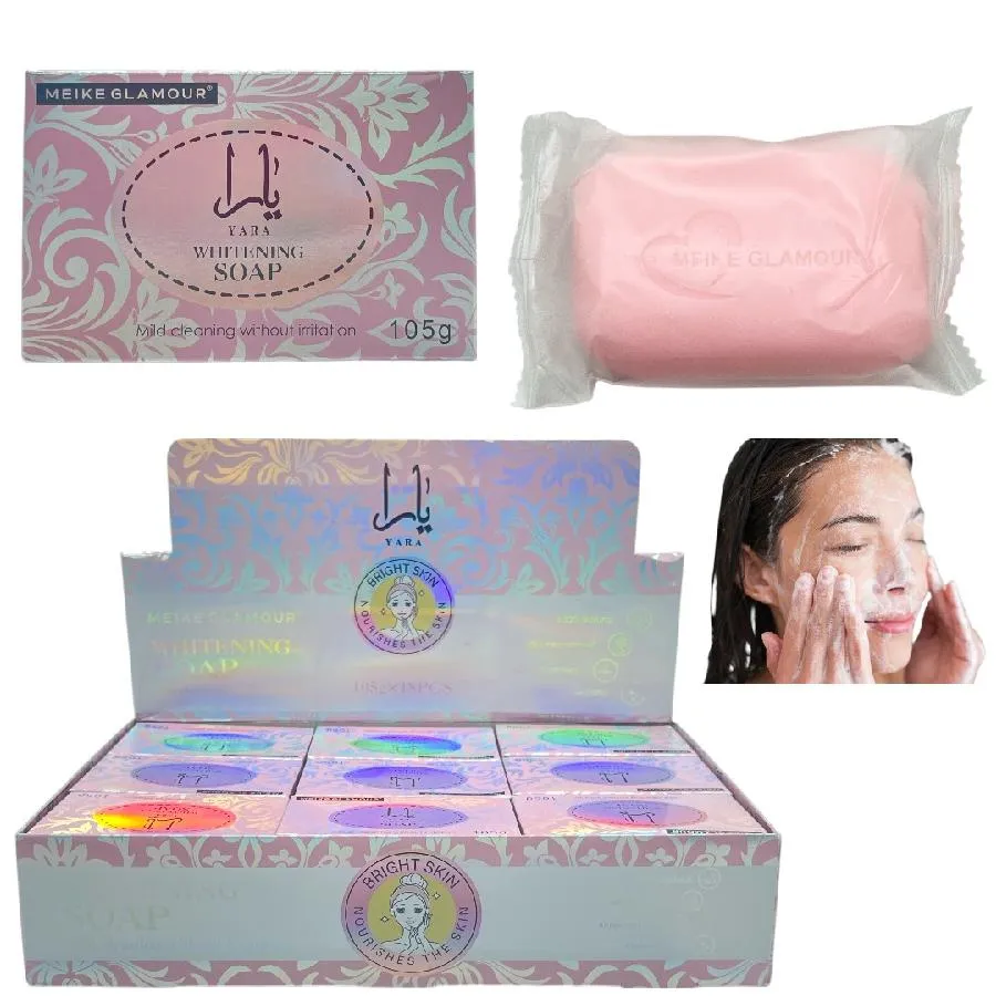 MEIKE GLAMOUR - JABON EN BARRA BLANQUEADOR NATURAL CON FRAGANCIA 105GR MK278