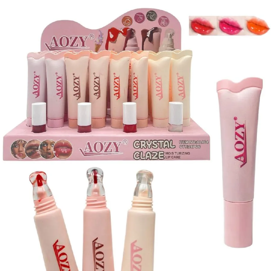 LIP GLOSS EN TUBO CRYSTAL TONOS SURTIDOS AL064