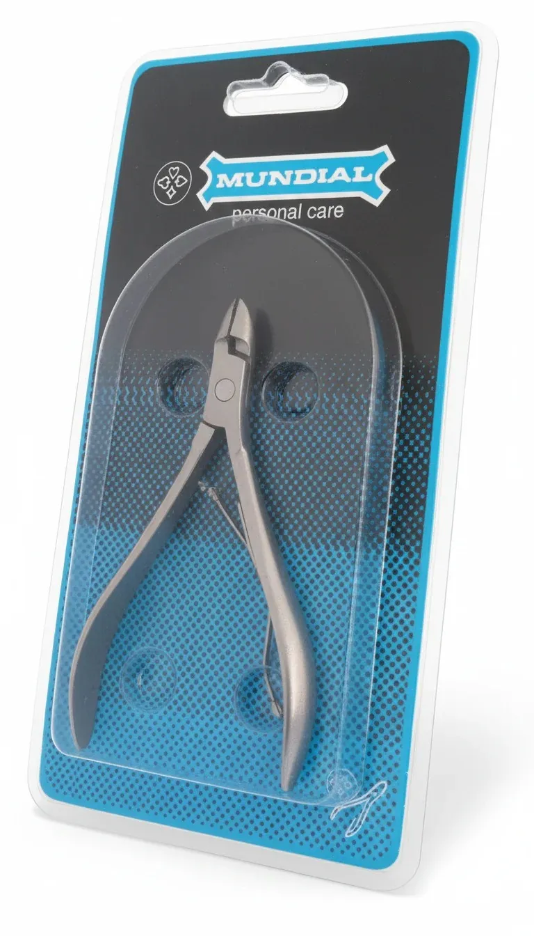 CORTACUTICULA METALICO EN ACERO INOX MARCA MUNDIAL 8712