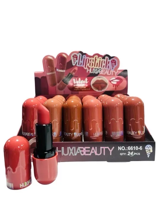 HUXIA BEAUTY - LABIAL MATTE EN BARRA TONOS SURTIDOS HUXIA 66106