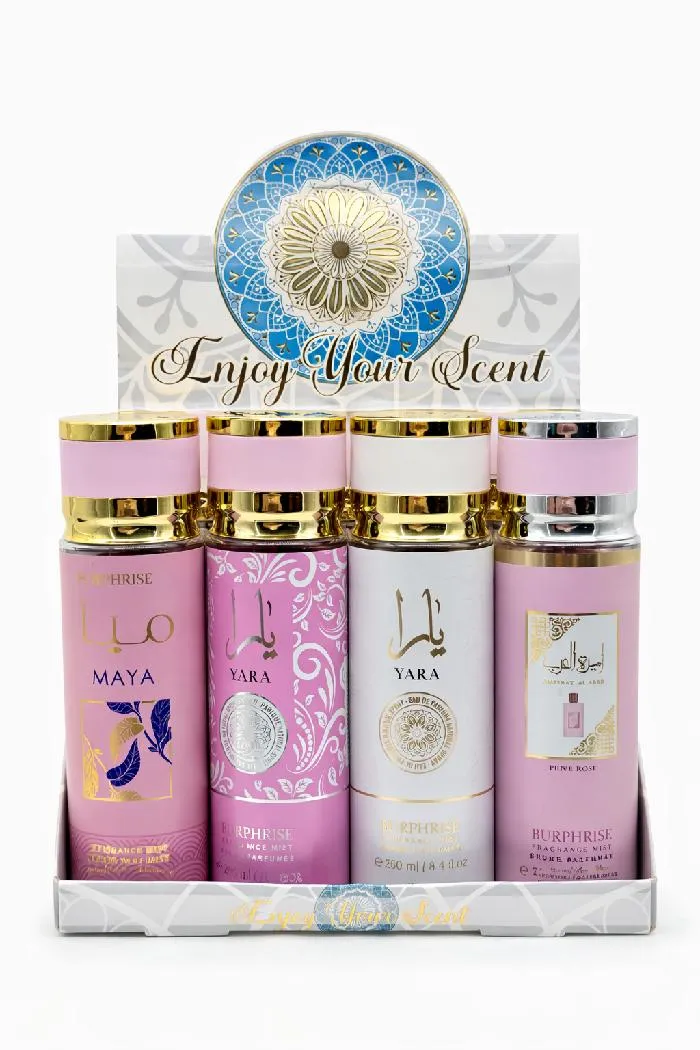 MORATTA COSMETICS - PERFUMES ARABES PARA DAMA EN 4 VERSIONES X 250ML BR01AR2