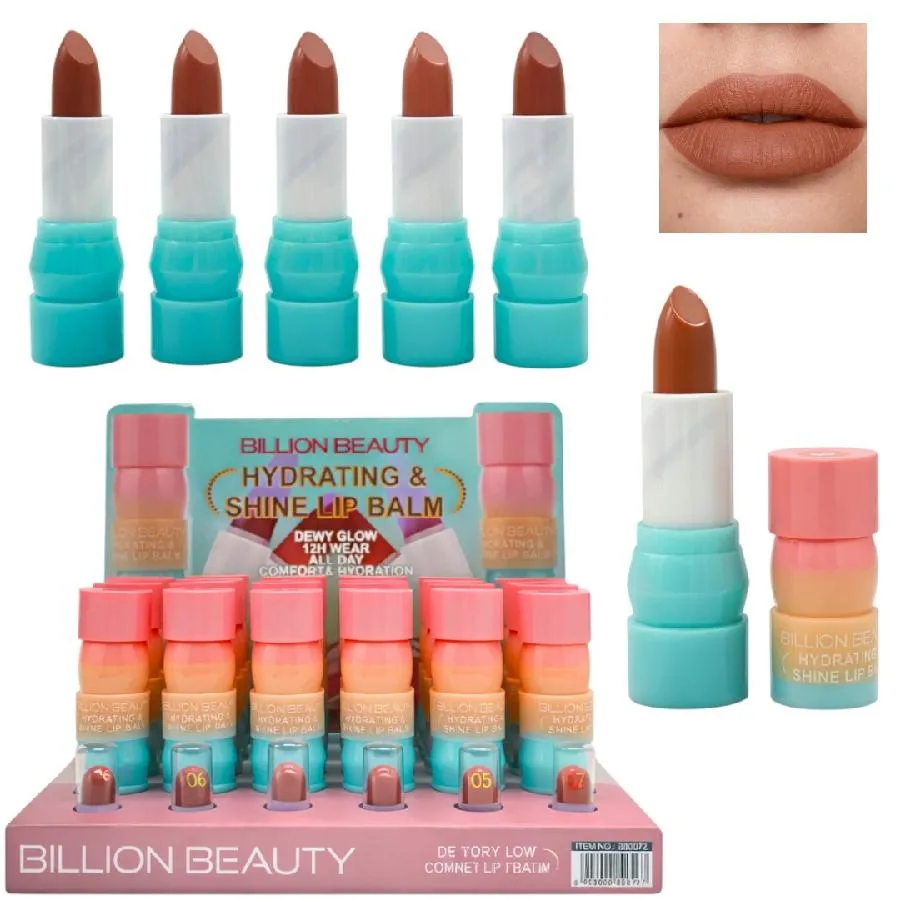 LABIAL EN BARRA HIDRATAMTE MATTE TONOS SURTIDOS BILLION B80072-B