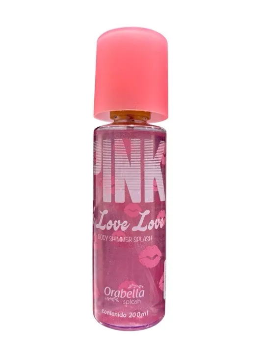 ORABELLA - SPLASH PINK ESCARCHADOS ORABELLA X 200 ML I LOVE LOVE TAPA ROSA