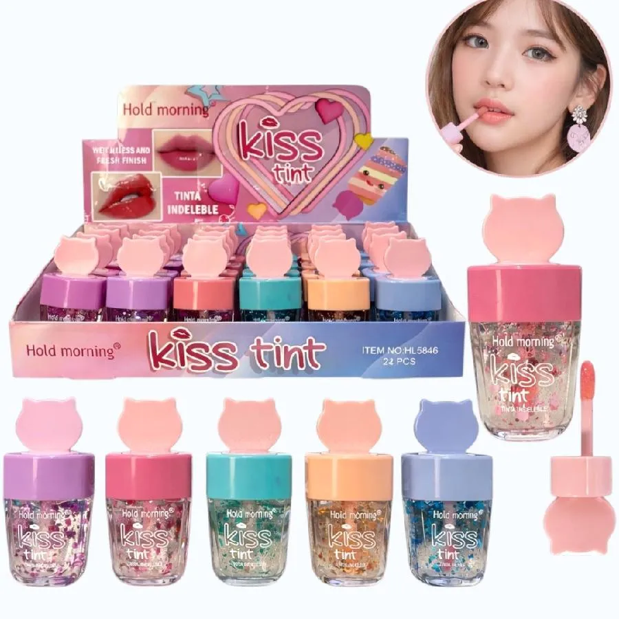 LIP GLOSS DE LABIOS EN FORMA DE PALETA HL5846