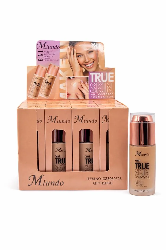 BASE LIQUIDA DE ALTA COBERTURA TRUE SKIN 6 EN 1 GZ8060328