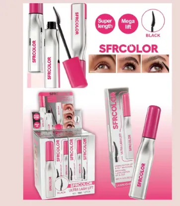 SFR COLORS - PESTAÑINA PINK TAPE CEPILLO ALARGADOR A PRUEBA DE AGUA SFR COLORS 3001