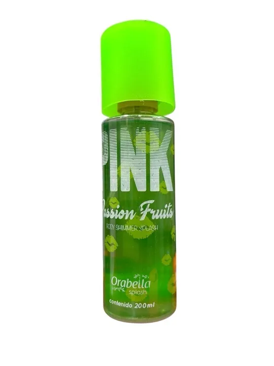 ORABELLA - SPLASH PINK ESCARCHADOS ORABELLA X 200 ML PASSION FRUITS TAPA VERDE