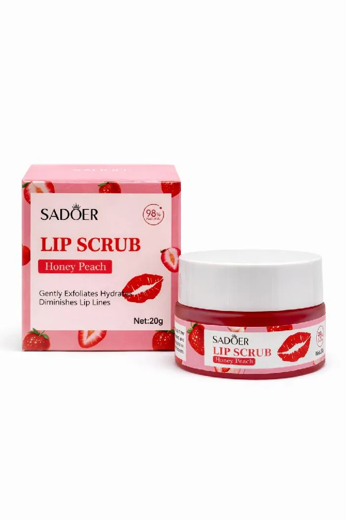 EXFOLIANTE DE LABIOS DE MIEL Y MELOCOTON SADOER SD9105
