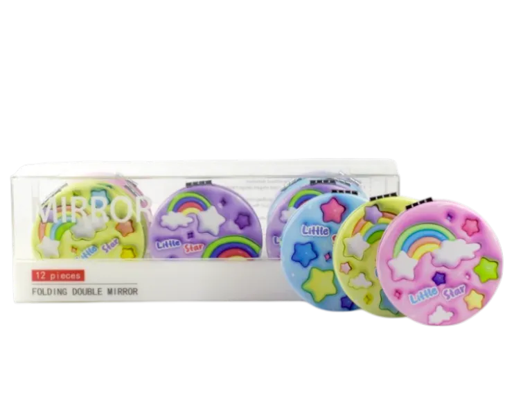 ESPEJO DE LUJO VERSION ARCOIRIS COLORES SURTIDOS SA5815