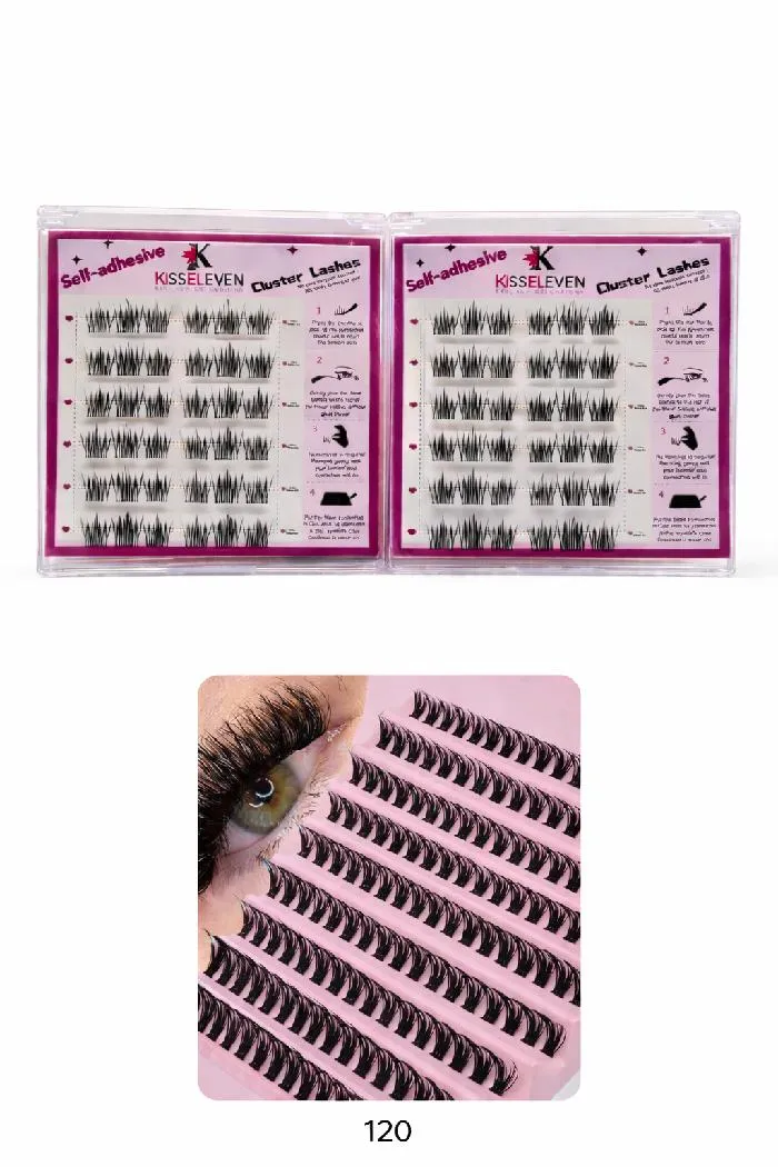 MORATTA COSMETICS - PESTAÑAS CLUSTER SELF ADHESIVA KISSELEVEN 9261-120