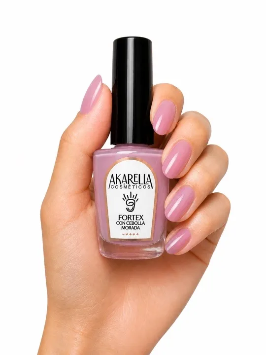 BASE PARA UÑAS FORTEX CON CEBOLLA MORADA X 12ML AKARELLA