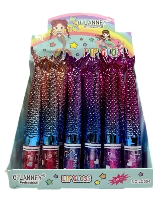 LIP GLOSS MAGICO CON DESTELLOS VERSION SIRENA LC554