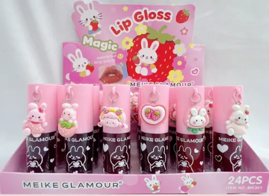 MEIKE GLAMOUR - TINTA PARA LABIOS CON APLICADO MAXI VERSION BUNNY MK301