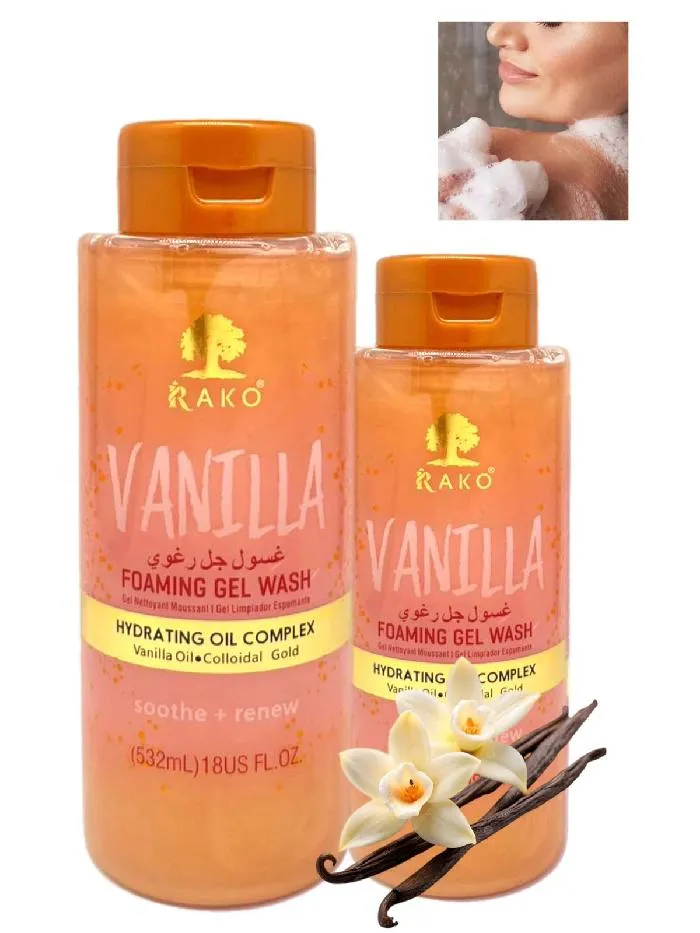 MORATTA COSMETICS - JABON CORPORAL DE BAÑO EN GEL CON DESTELLOS AROMA VAINILLA X 532ML RK1338