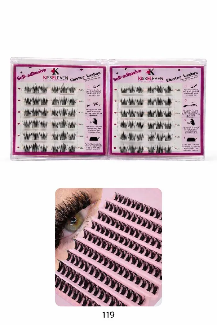 MORATTA COSMETICS - PESTAÑAS CLUSTER SELF ADHESIVA KISSELEVEN 9261-119
