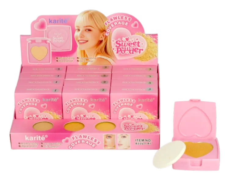 KARITE - POLVO COMPACTO SWEET CON DISEÑO CORAZON KARITE 8332147ME