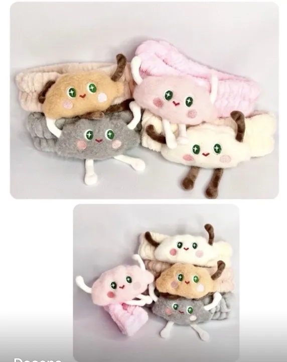 BALACA PARA MAQUILLAJE CON DISEÑO DE NUBES EN COLORES SURTIDOS 28FC042