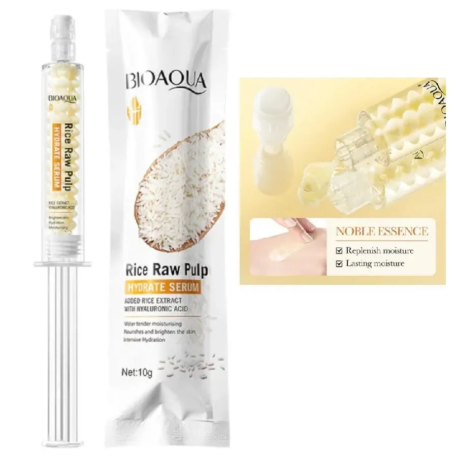 BIOAQUA - SUERO CONECTRADO DE ARROZ HIDRATANTE EN FORMA DE JERINGA BIOAQUA BQY48195