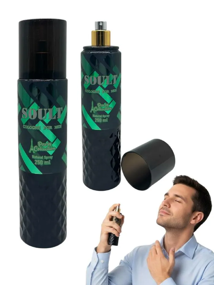 PERFUME DIAMANTADO PARA CABALLERO SOULT X 250ML CON FEROMONAS