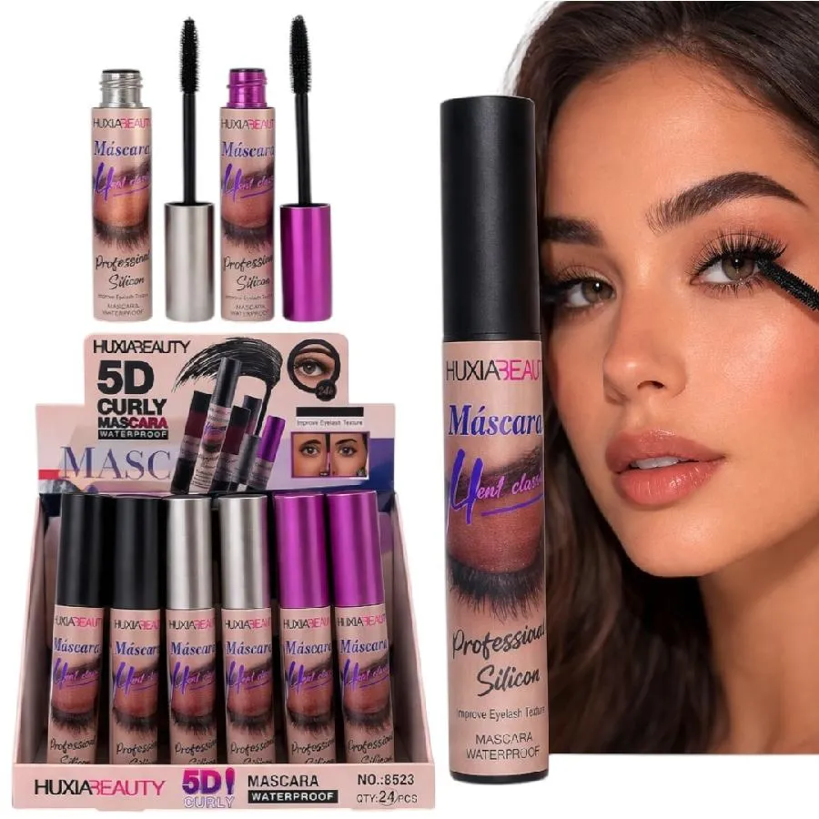 PESTAÑINA A PRUEBA DE AGUA SILICONA 5D HUXIABEAUTY 8523