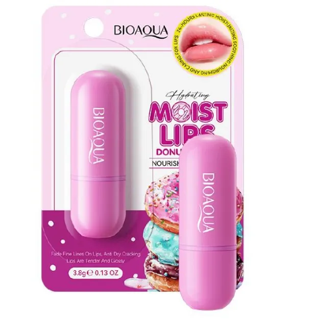 BALSAMO HIDRATANTE DE LABIOS CON OLOR A DONAS PASTEL BIOAQUA BQY3652