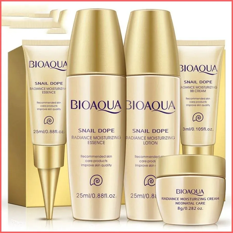 BIOAQUA - KIT FACIAL ANTI EDAD DE CARACOL REGENERACION DE PIEL BIOQUA BQY73723
