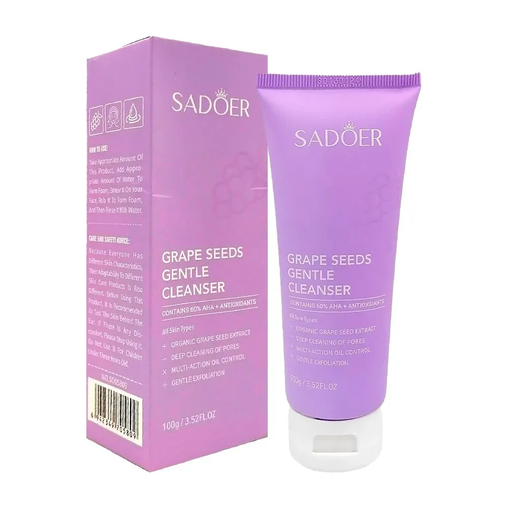 SADOER - JABON FACIAL LIMPIADOR Y ANTIOXIDANTE CON EXTRACTO DE UVA SADOER SD05809