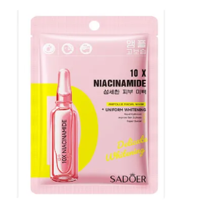 SADOER - MASCARILLA EN VELO TRIPLE NIACINAMIDA SADOER SD47038