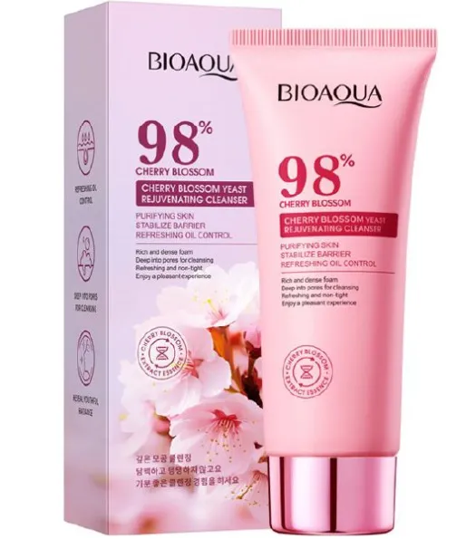 JABON FACIAL HIDRATANTE DE FLOR DE CEREZO BIOAQUA BQY77103