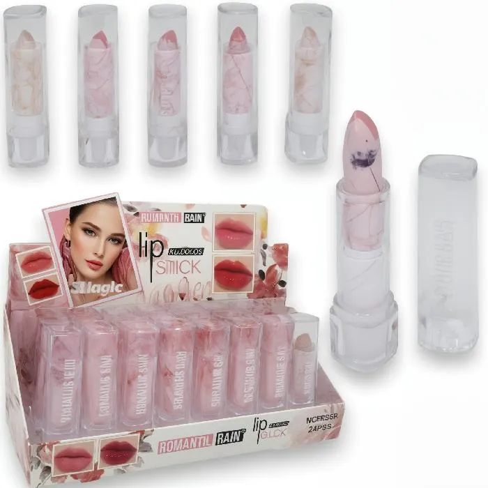 ROMANTIC RAIN - LABIAL MAGICO HIDRATANTE CON FLOR INCLUIDA KARITE R352