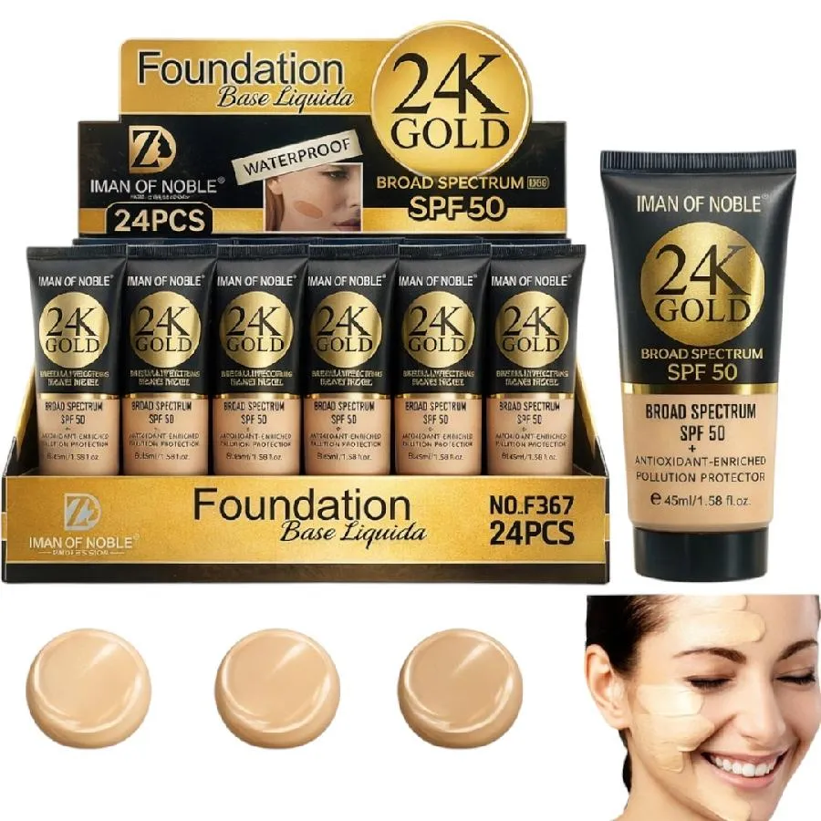 MORATTA COSMETICS - BASE LIQUIDA EN TUBO 24K MEDIA COBERTURA TONOS SURTIDOS F367