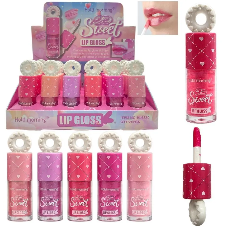 MORATTA COSMETICS - LIP GLOSS HIDRATANTE CON DESTELLOS TAPA LLAVERO HL6220