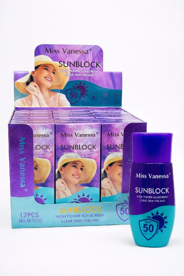 MISS VANESSA - PROTECTOR SOLAR SPF50 SIN COLOR MISS VANESSA M7050
