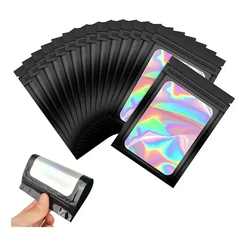 PAQUETE DE BOLSA NEGRA RESELLABLE 13*18 X UND