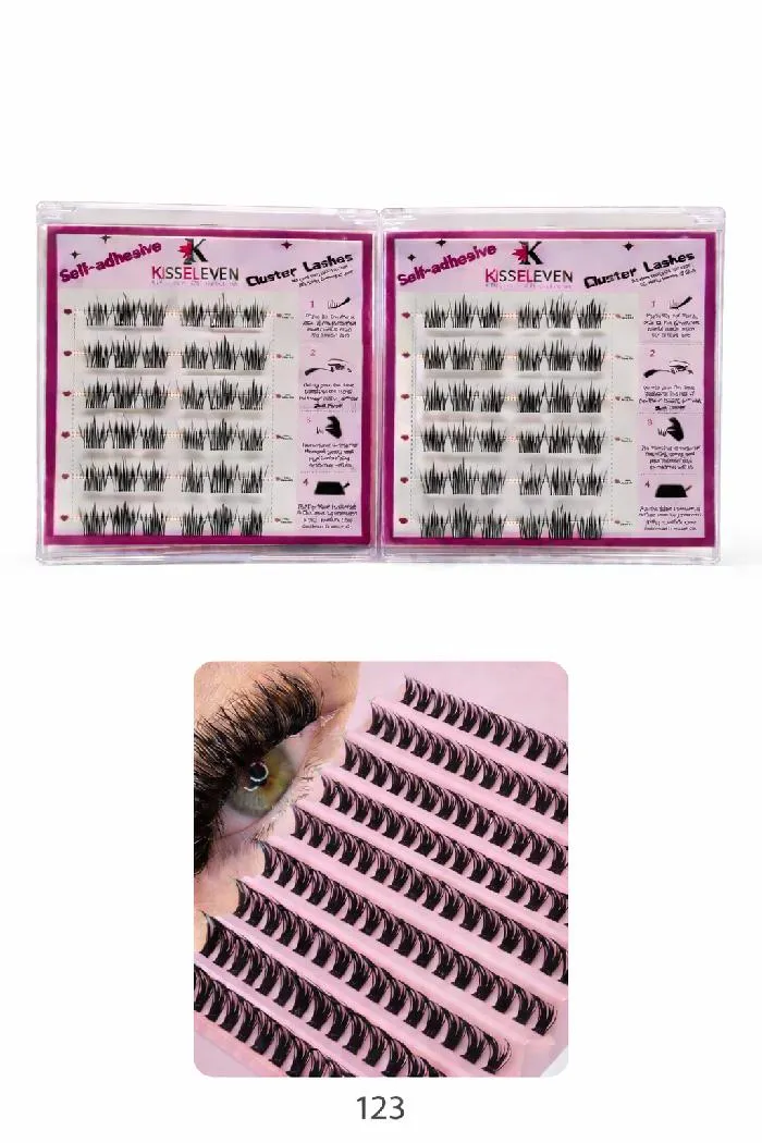 MORATTA COSMETICS - PESTAÑAS CLUSTER SELF ADHESIVA KISSELEVEN 9261-123