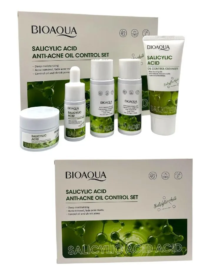 KIT VIAJERO DE ACIDO SALICILICO X 5 PCS BIOAQUA BQY09603