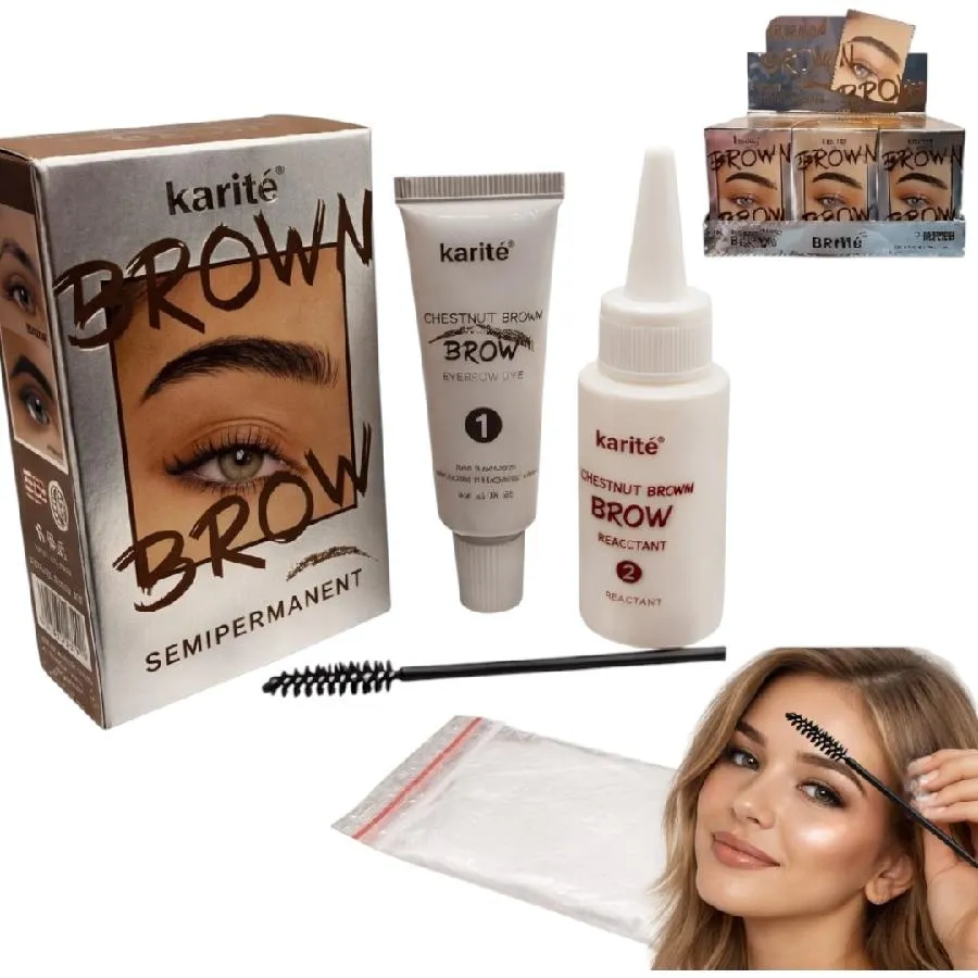 KIT DE HENNA PARA CEJAS EN COLOR CAFE MEDIO 6906847C