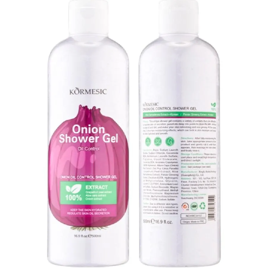 GEL CORPORAL CON EXTRACTO DE CEBOLLA + POMELO Y ALOE VERA X 500ML KOMERSI KMC58102