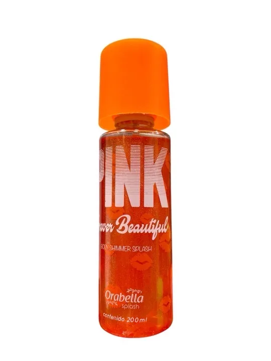 SPLASH PINK ESCARCHADOS ORABELLA X 200 ML FOREVER BEAUTIFUL TAPA NARANJA