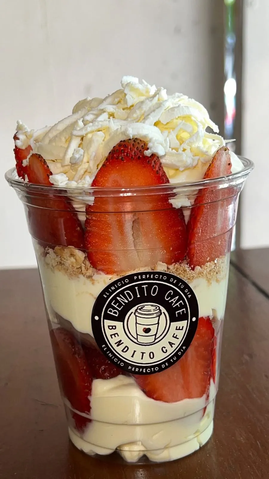 fresa con crema pequeña